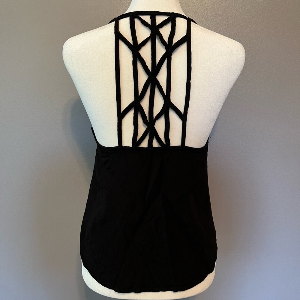 Patterned Back Tank Top